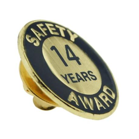     Safety Award Pin - 14 Years