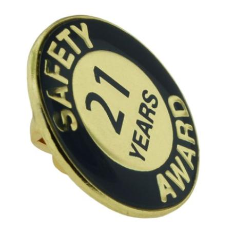     Safety Award Pin - 21 Years