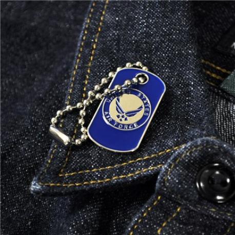     U.S. Air Force Dog Tag Pin