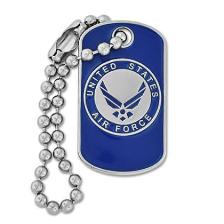     U.S. Air Force Dog Tag Pin