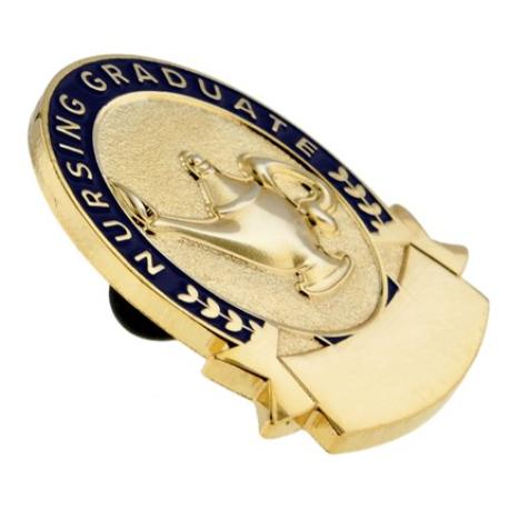     Engravable Nursing Graduate Lamp Pin