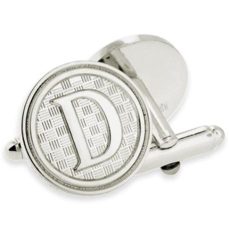     Letter D Cufflink Set