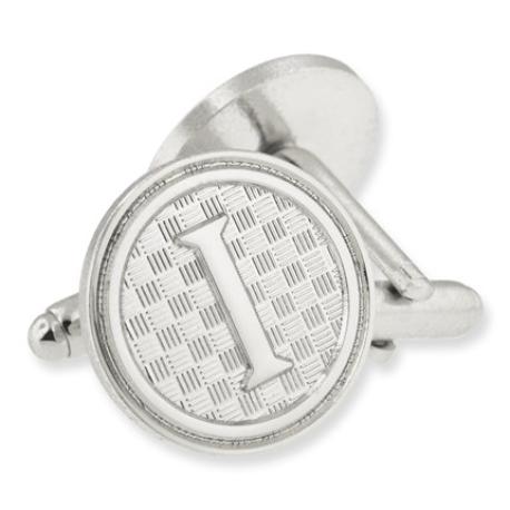     Letter I Cufflink Set