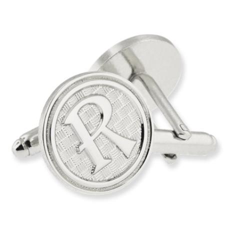     Letter R Cufflink Set