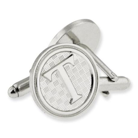     Letter T Cufflink Set