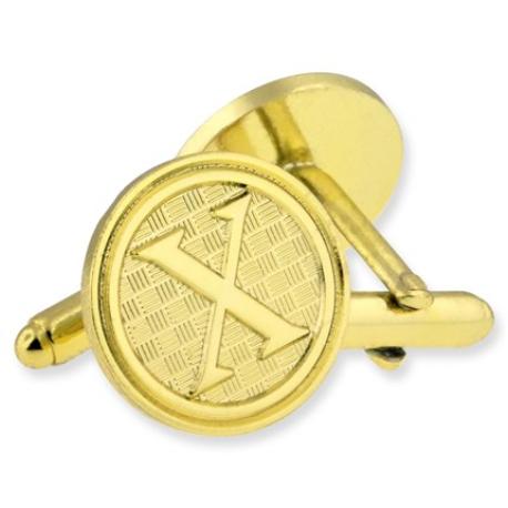     Letter X Cufflink Set