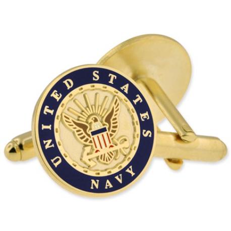     U.S. Navy Tie Clip and Cufflinks Set