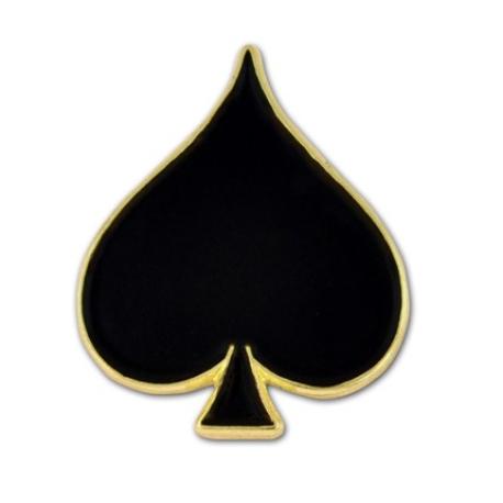     Black Spade Lapel Pin