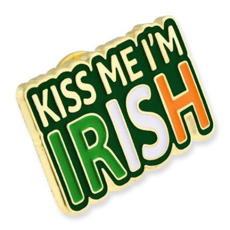     Kiss Me I'm Irish Pin