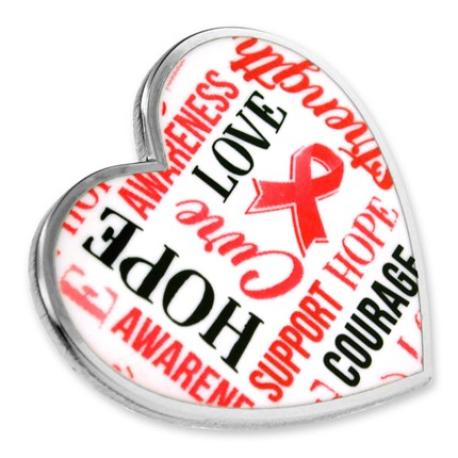     Heart Disease Awareness 3-Pin Set