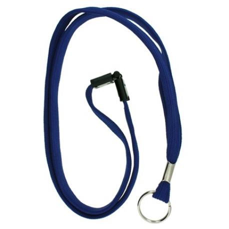     Tube Lanyard with Split Key Ring and Breakaway