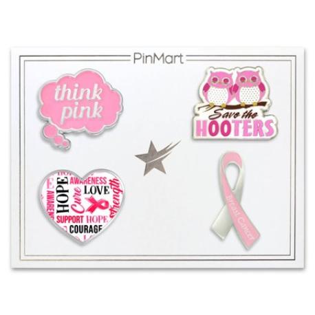     Think Pink 4-Pin Set