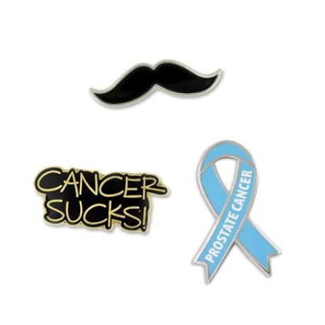     Prostate Cancer Awareness 3-Pin Set