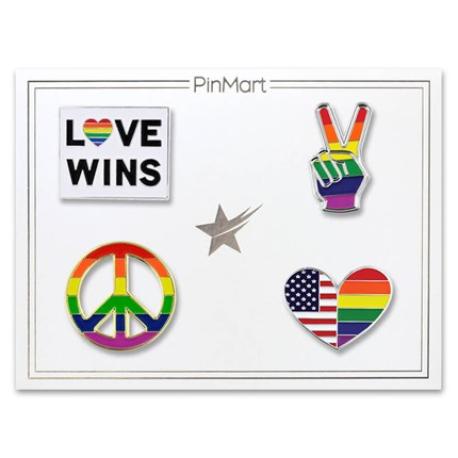     Rainbow Pride 4-Pin Set