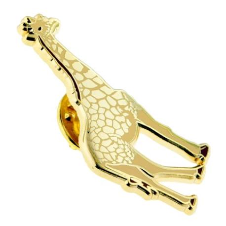     Gold Giraffe Pin