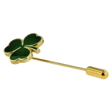     Shamrock Cufflinks and Stick Pin Set