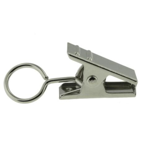     Bulldog Clip with Ring