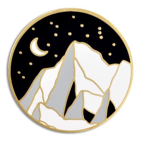     Moonlight Mountain Pin