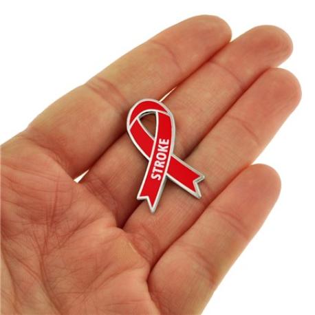     Awareness Ribbon Pin - Stroke