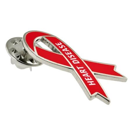     Awareness Ribbon Pin - Heart Disease