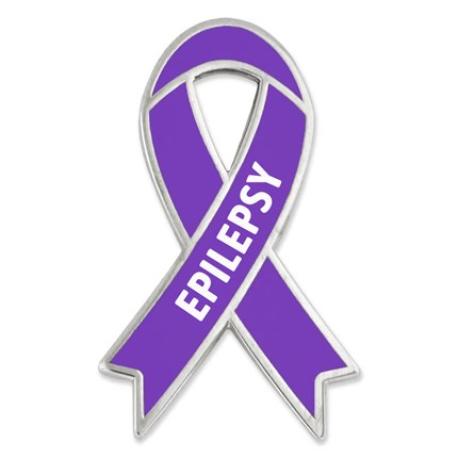     Awareness Ribbon Pin - Epilepsy