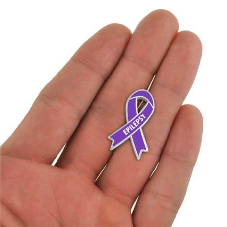     Awareness Ribbon Pin - Epilepsy