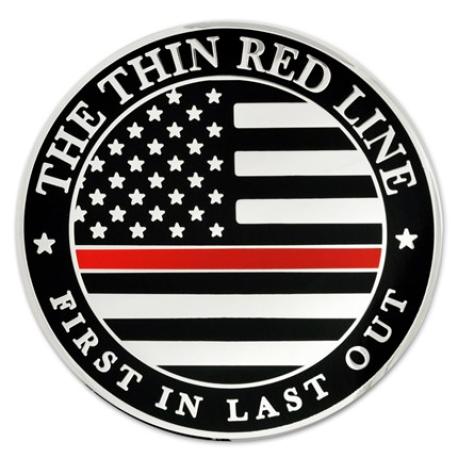     Thin Red Line Coin - Engravable