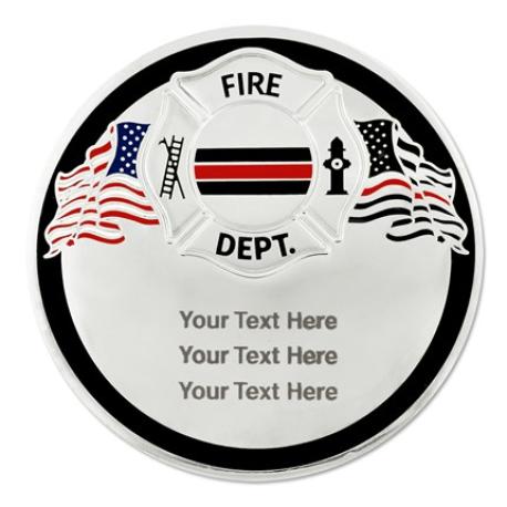     Thin Red Line Coin - Engravable