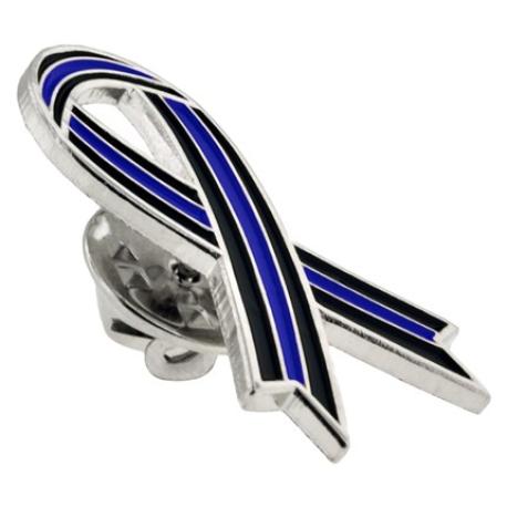     Thin Blue Line Ribbon Pin