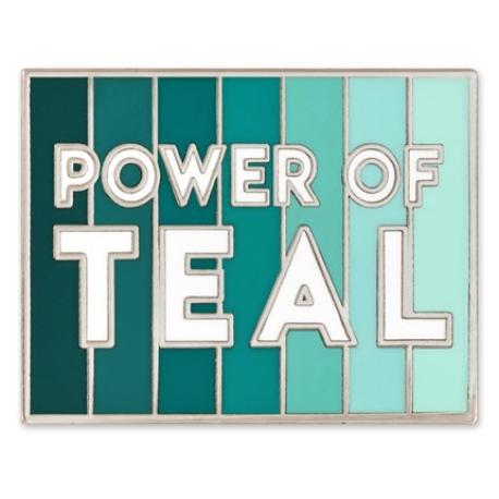     Power Of Teal Pin