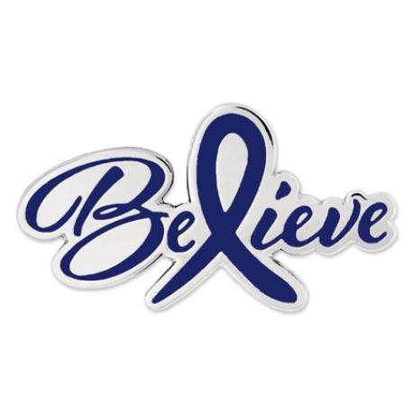     Believe-Blue Awareness Pin