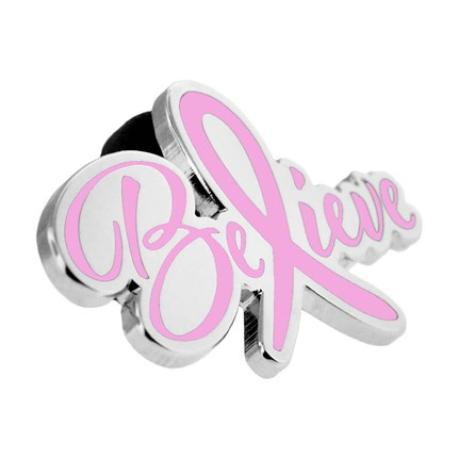     Believe Pink Awareness Pin