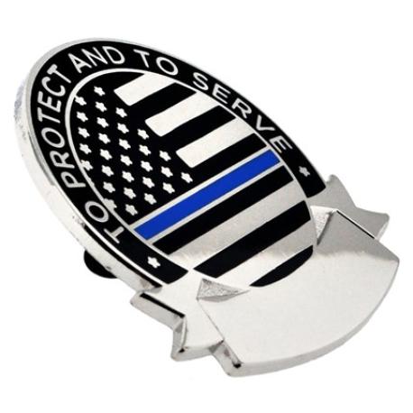     Engravable Thin Blue Line Pin