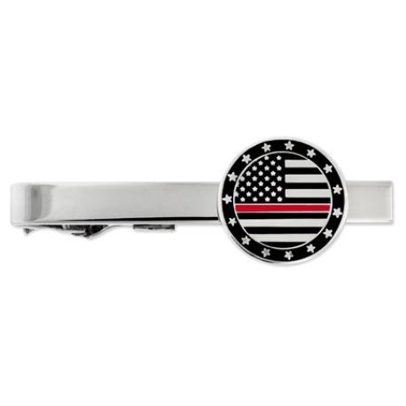     Red Line Tie Clip on card Engravable