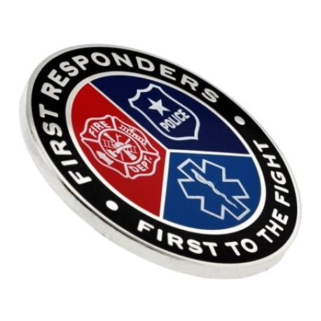     First Responders First To Fight Lapel Pin