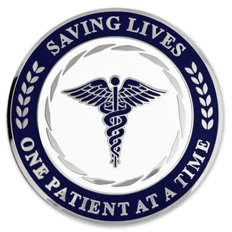     Saving Lives Coin Engravable