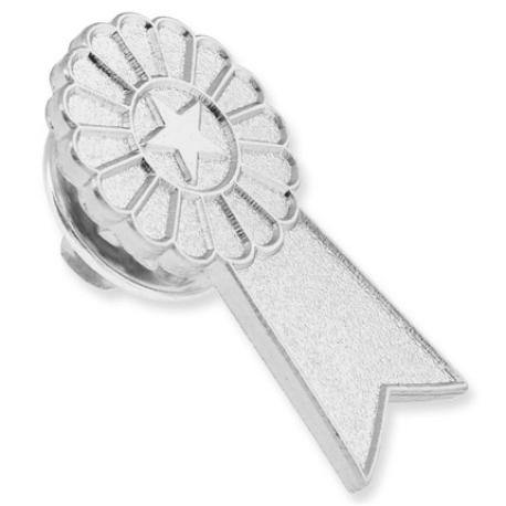     Silver Award Ribbon Pin