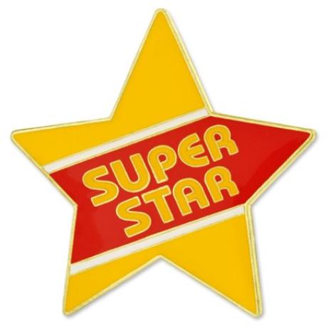     Super Star Pin