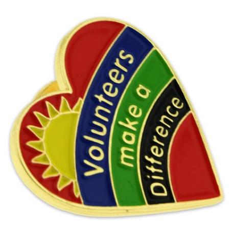     Volunteers Make A Difference Pin