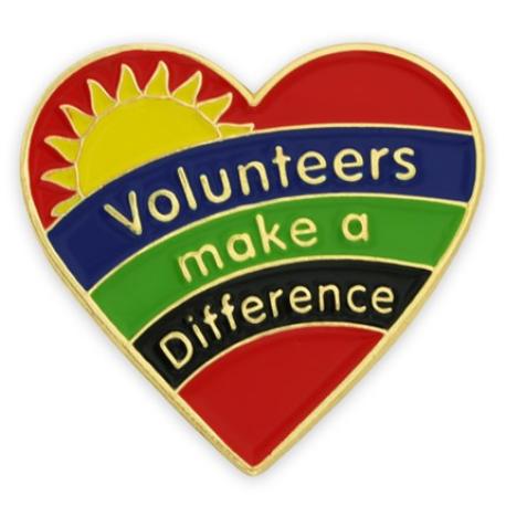     Volunteers Make A Difference Pin