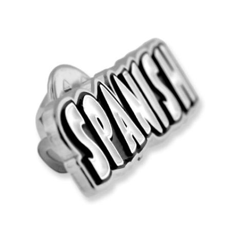     Spanish Word Language Pin