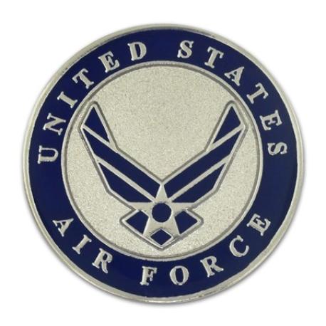     U.S. Air Force Wings Circle Pin