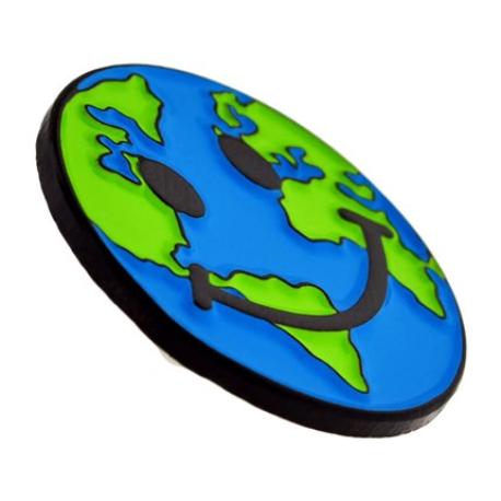     Smiley Earth Pin