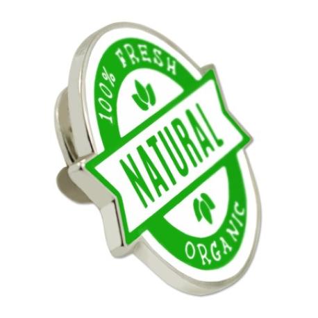     Organic And Natural Pin