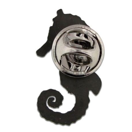     Seahorse Pin - Antique Silver