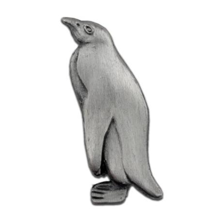     Penguin Pin - Antique Silver