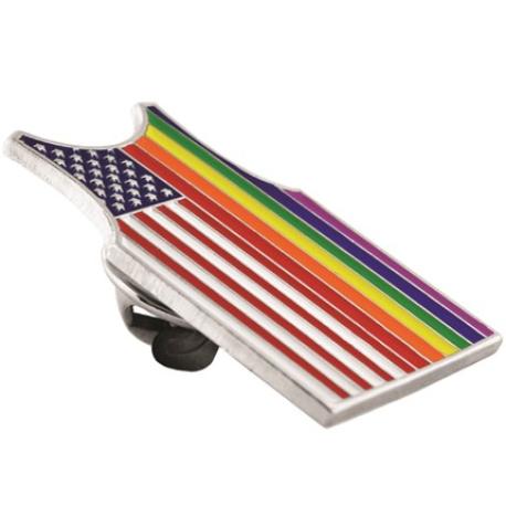     Gay Pride USA Tank Top Pin