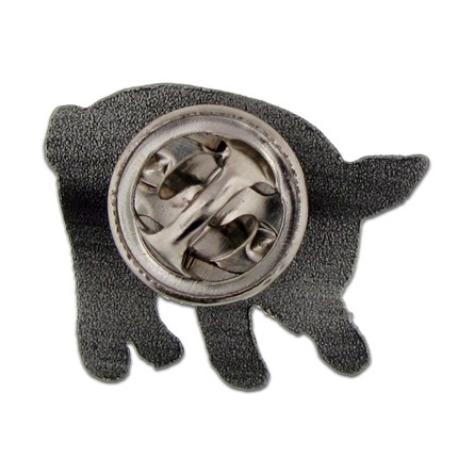     Pig Pin - Antique Silver