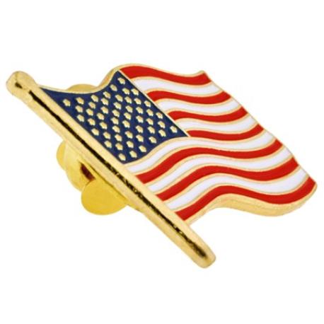     American Flag 3-Pin Set