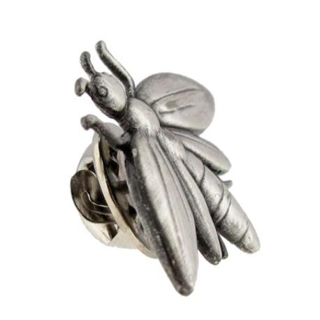     Bee Pin - Antique Silver